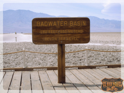 Death Valley Badwater Basin - US BIKE TRAVEL